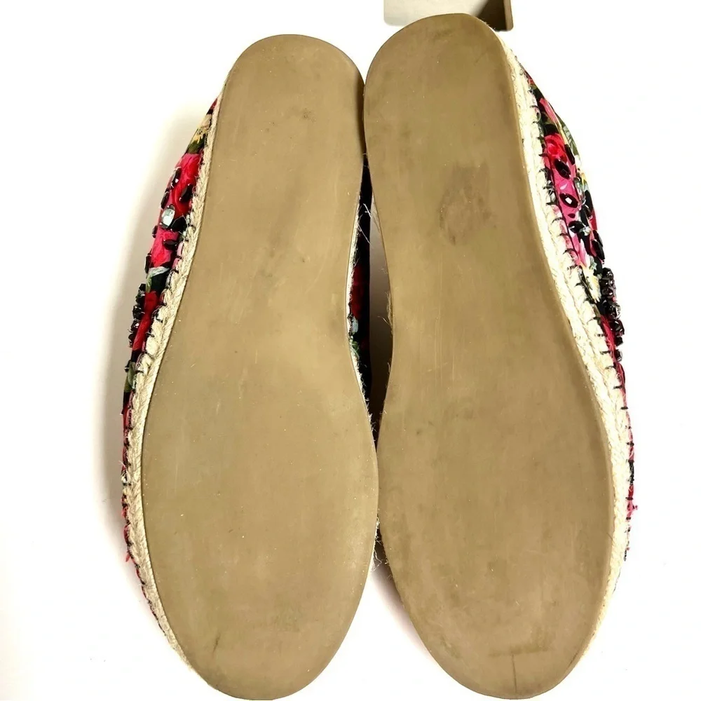 Yellow Box Enchanted Floral espadrilles Sneakers Womans 9M Boho cottagecore